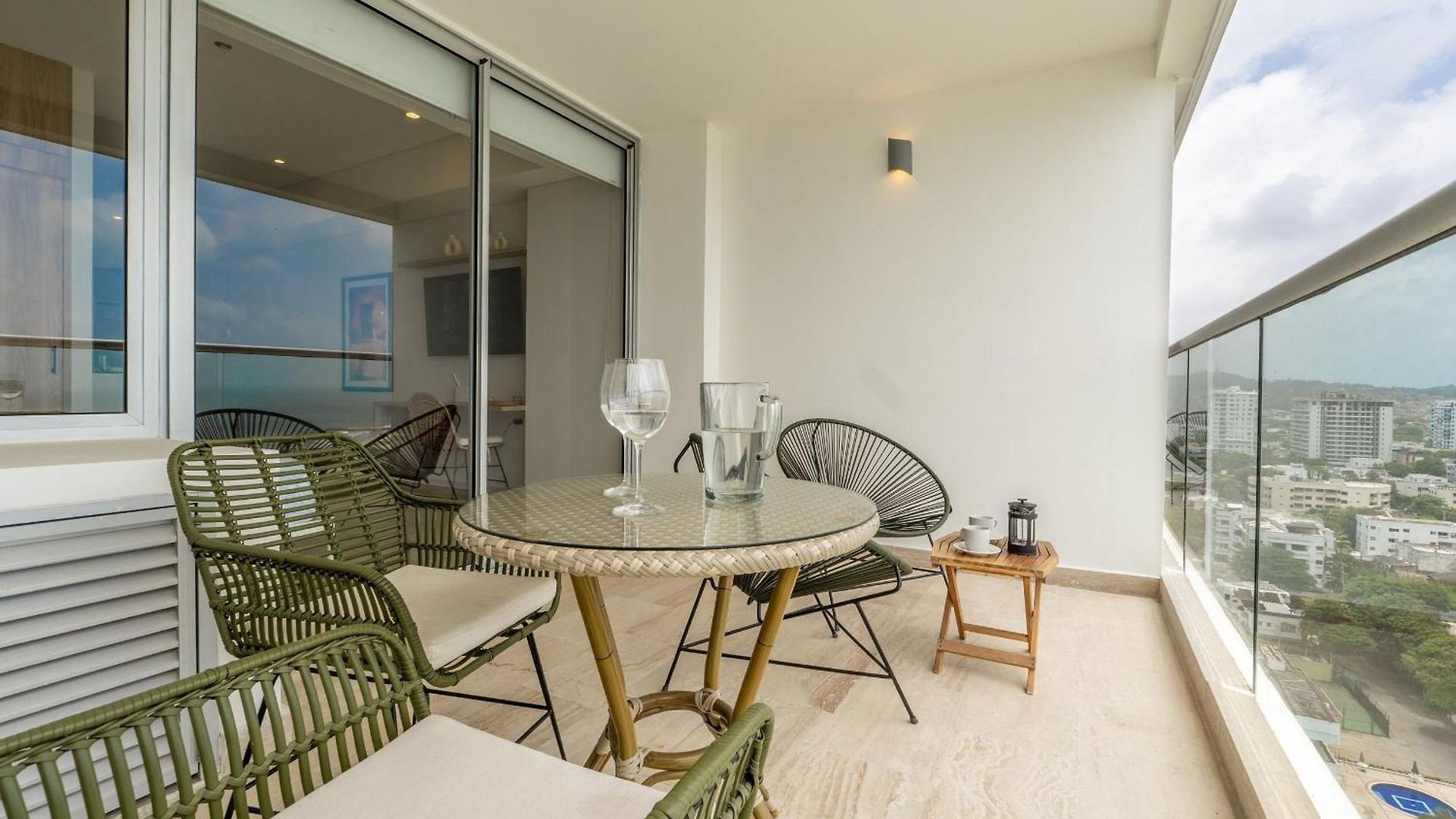 Cb1515 | Lujosa Con Vista Al Mar Y Balcón Apartamento Cartagena